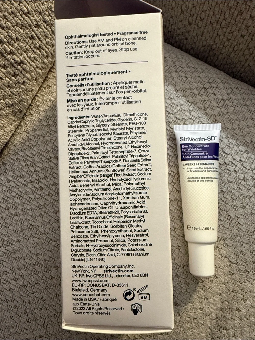StriVectin concentrated eye